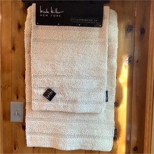 Nicole Miller 2Pc Cotton Bath Mat